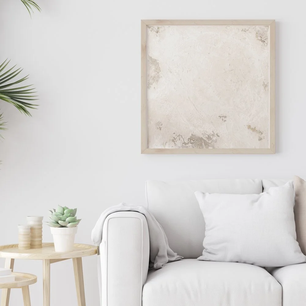 Cashmere Clay - Modern Minimal Mixed Media Artwork by Jennifer